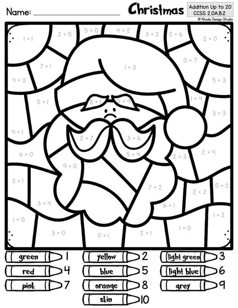 Keep students excited about math this holiday season! These free Christmas color-by-number pages combine holiday images with math skills in addition, subtraction, and more. Pin it for engaging holiday math practice! Color By Number Christmas Printable Free, Christmas Sight Word Activities, Holiday Reading Activities, Home School Worksheets, Christmas Reading Activities, Color By Number Worksheet, Holiday Math Worksheets, Color By Number Coloring Pages, Color By Sight Word