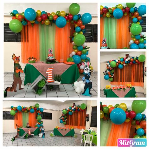 Zootopia Themed Birthday Party, Zootopia Party Decorations, Zootopia Themed Party, Zootopia Party Ideas, Zootopia Birthday Party Ideas, Zootopia Birthday Party, Zootopia Birthday, Judy Zootopia, Zootopia Party