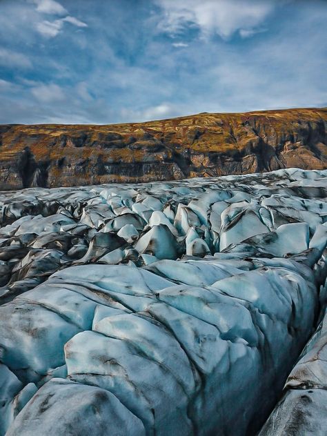 Here are 4 facts about the Skaftafell Glacier: 1. Skaftafell Glacier is a glacial tongue extending from the massive Vatnajökull Glacier, located in southeastern Iceland. 2. It is part of the larger Vatnajökull National Park, which is the largest national park in Europe. 3. Skaftafell Glacier covers an area of approximately 480 square kilometers (185 square miles). 4. The glacier has been forming over thousands of years, as layers of snow compact and turn into ice under the pressure Skaftafell Iceland, Facts About, Iceland, National Park, National Parks, Turn Ons, Instagram Photos, Collage, Photo And Video