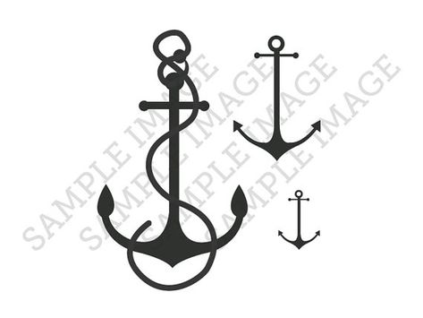 Couple Tat, Anchor Tattoo Design, Anchor Tattoos, Nautical Tattoo, Vine Tattoos, Anchor Tattoo, Infinity Tattoos, Ship Tattoo, Nautical Anchor