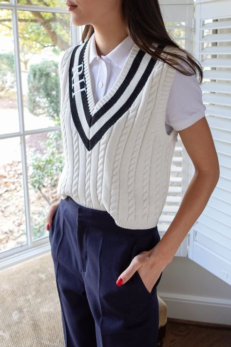 Crochet sweater vest