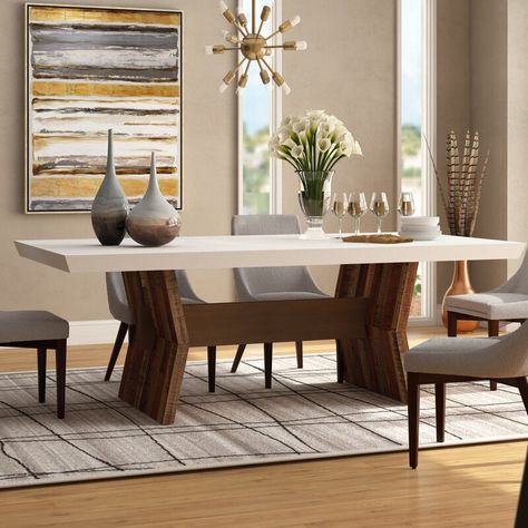 Dining Table Bases Wood, Dining Table With Center Base, Dining Table Wooden Base, Dining Table Stand Design, Solid Wood Dining Table Design, Dainig Tebal Wood, Daing Table Design Wood, Dainig Tebal Design, Dainig Table Modern Wooden