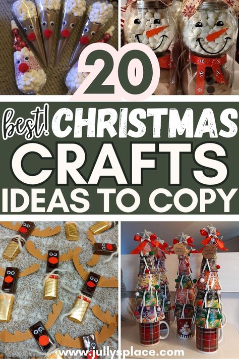 christmas crafts ,christams craft ideas, diy christams crafts, small christmas gifts Unique Christmas Tree Ornaments Diy, Xmas Kids Crafts Gift Ideas, Homemade Christmas Crafts Gifts, Christmas Crafts For Large Groups, Christmas Crafts To Make For Gifts, Small Craft Gifts, Christmas Crafts For Craft Shows, Easy Christmas Crafts To Sell Diy Ideas, Small Christmas Crafts To Make