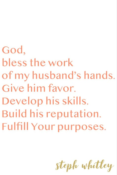 Over the years, I have seen the Lord guide and provide for my husband. There have been challenging stretches but God has always been faithful. Lets keep persevering in prayer. #pray #prays #quote #quotes #marriage #christian #hope #encourage #godlymarriage Encourage My Husband, Pray For My Husband Quotes, God Bless My Husband Quotes, Blessed Marriage Quotes, My Husband Is My Blessing Quotes, Reassurance Quotes For Husband, Godly Confidence Quotes, God Husband Quotes, Husband Blessing Quotes