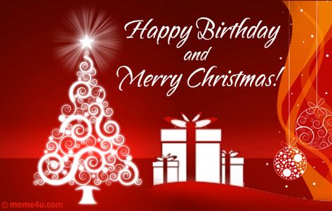 You can get shortchanged  with gifts if your birthday is close to Christmas. Your birthday can get overshadowed if your parents celebrate both together. What if your big day is close to your sibling's? Should a parent have one or two cakes? Should they have one or two parties?Cindy's World: Christmas vs. Birthdays Happy Birthday And Merry Christmas, Christmas Eve Meme, Christmas Happy Birthday, Animated Happy Birthday Wishes, Christmas Birthday Cards, Merry Christmas My Love, Happy Christmas Eve, Happy Birthday Wishes Images, Happy Merry Christmas