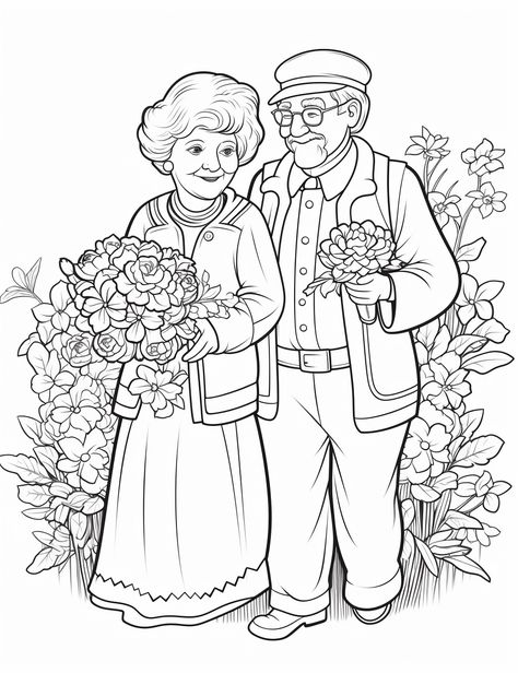 Facebook And Instagram Logo, Bujo Art, Wedding Coloring Pages, Romantic Drawing, Couple Sketch, Coloring Bookmarks, Colouring Page, Princess Pictures, Online Coloring Pages