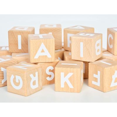 Wooden Abc Blocks, Number Cubes, Wood Alphabet, Display Lettering, Sustainable Toys, Alphabet Blocks, Wooden Letter, Abc 123, Wishes For Baby