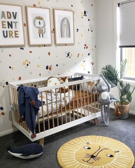 Toddler Room Wallpaper Boy, Lion Themed Nursery, Canvas Teepee Tent, Baby Room Wall Decals, Fall Dining Room Table, Canvas Teepee, Wall Decals Nursery, Cozy Baby Room, Dinosaur Room Decor