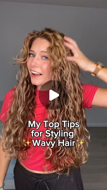 LUS | Love Ur Self on Instagram: "Achieving defined, gorgeous wavy hair is easier than ever with @katherinepagewaves's top tips 😍 #curlyhair #wavyhair #wavyhairtips" Womens Long Wavy Hairstyles, Cute Hairstyles For Long Thick Wavy Hair, Butterfly Haircut Long Wavy Hair, Natural Wavy Hair Highlights, Best Cut For Wavy Hair, 2c Wavy Hairstyles, Defined Wavy Hair, Curly Hair To Wavy Hair Tutorial, Mermaid Haircut Wavy Hair