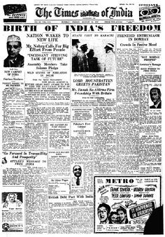 15 August 1947, Happy Independence Day India, Indian Independence Day, Indian History Facts, Independence Day India, Classroom Culture, India Independence, History Classroom, History Of India