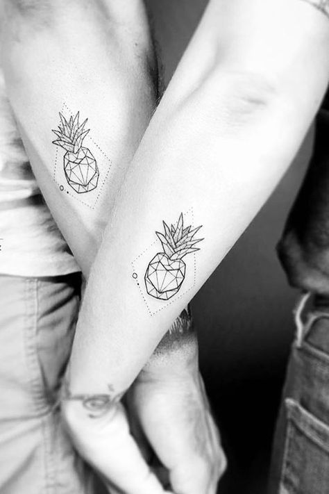 Mini tattoos pack a punch of personality in tiny designs! Perfect for those seeking a subtle yet meaningful mark, they're the ultimate expression of style and sentiment in a compact form. Ideal for first-timers or adding to your collection. See more ideas check out here! #minitattoos #minitattoo #tattooart Tiny Friendship Tattoos, Pineapple Tattoo Meaning, Pineapple Tattoos, Pinapple Tattoos, Pineapple Tattoo, Private Tattoos, Special Tattoos, Friendship Tattoos, Cute Tiny Tattoos