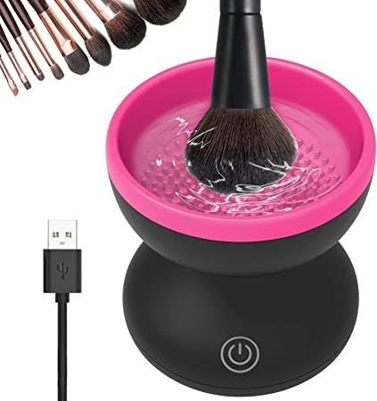 Makeup Brush Cleaner Machine, Blusher Brush, Silicone Bowl, Electric Brush, Flawless Makeup Application, Beauty Brushes, Cosmetic Brush, Makeup Brush Cleaner, How To Clean Makeup Brushes