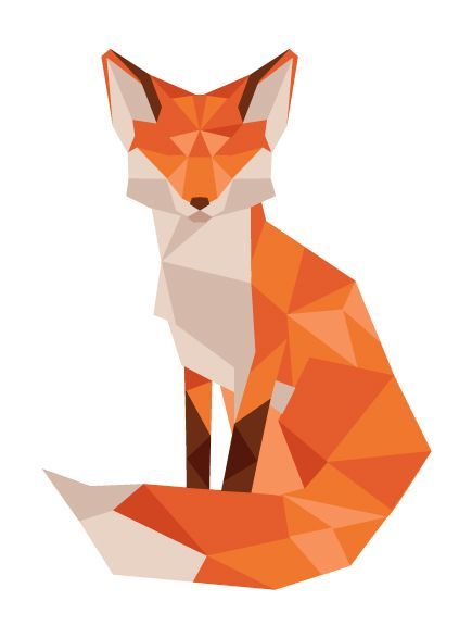 Captivating Cubism Art That Will Have You Gasping With Delight - Bored Art Poly Animals, Fox Wallpaper, Geometric Fox, Art Fox, Polygon Art, Cubism Art, Low Poly Art, Geometric Animals, Art Et Illustration