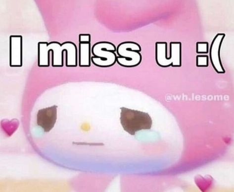 Wholesome Hello Kitty, Sanrio Reaction, Sanrio Memes, Twitter Memes, Cute Love Memes, Melody Hello Kitty, Miss U, Cute Texts For Him, Cute Messages