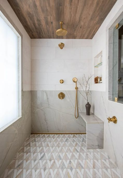 Lindsay, european style wet bathroom (1) Wet Floor Bathroom, Geriatric Bathroom Design, Bathroom Remodel Mediterranean, Bright Fun Bathroom Ideas, House Beautiful Bathrooms, Wet Space Bathroom, Locker Room Style Bathroom, Ideas For Bathroom Remodel, Kohler Bathroom Design