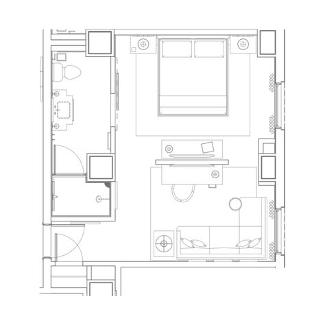 Hotel Suites Floor Plan, Hotel Suite Room Plan Layout, Junior Suite Bedroom, Hotel Parking, Suite Room Layout, Hotel Suite, Hotel Suite Floor Plan, Vr Room, Suite Room Hotel