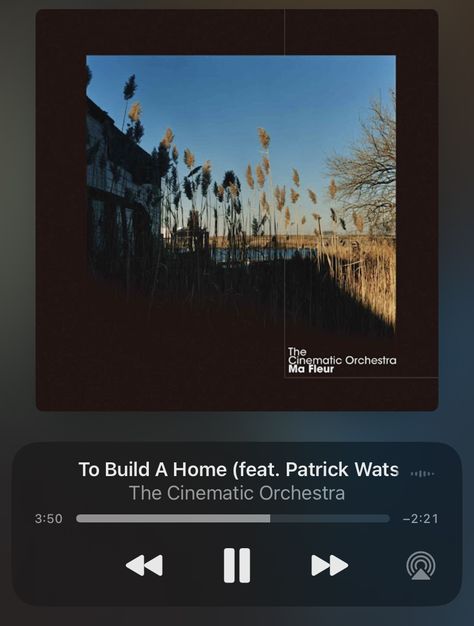 To Build A Home Cinematic Orchestra, Cinematic Orchestra, Patrick Watson, To Build A Home, Build A Home, Kinds Of Music, Orchestra, Future Wedding, Building A House