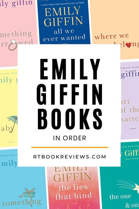 If you are looking for witty books to read that might pull at your heartstrings, you're in the right place! Tap to see books by Emily Giffin in order and start reading! Follow us for more of the best books to read. #bookreviews #bestbooks Emily Giffin Books, The Best Books To Read, Emily Giffin, Start Reading, The Best Books, Best Books, Best Books To Read, First Novel, Better Love