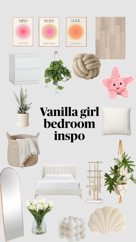 Vanilla Girl Bedroom, Room Wishlist, White Room Decor, Routine Tips, Dekorasi Kamar Tidur, Pinterest Room Decor, Preppy Room Decor, Vanilla Girl, Preppy Room