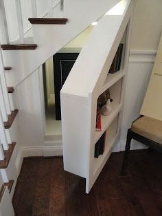 7 stunning under stairs storage ideas, home decor, shelving ideas, stairs, storage ideas, why not use your under the stair storage for storage and a hidden panic room Skjulte Rum, تحت الدرج, Stairs Storage, Panic Rooms, Hidden Spaces, Under The Stairs, Safe Room, Hidden Rooms, Understairs Storage