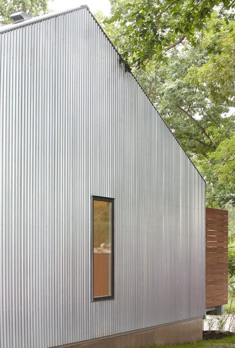 Corrugated Metal Siding, Architectural Orders, House Cladding, Metal Cladding, Kansas State University, Metal Siding, Cultural Architecture, Shed Homes, Education Architecture