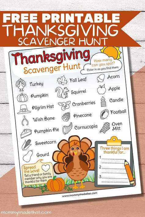 The Best Thanksgiving Scavenger Hunt (Free Printable!) Kids Thanksgiving Scavenger Hunt, Thanksgiving Scavenger Hunt For Kids, Fun Thanksgiving Activities, Thanksgiving Scavenger Hunt, Cranberry Candles, Thanksgiving School, Thanksgiving Activity, Christmas Scavenger Hunt, Scavenger Hunt For Kids