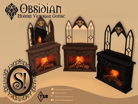 Sims 4 Vampire, Sims 4 Cc Goth, Sims Free Play, Sims 4 Clutter, Sims 4 House Building, Sims 4 Cc Folder, Sims 4 House Design, Sims Building, Casas The Sims 4