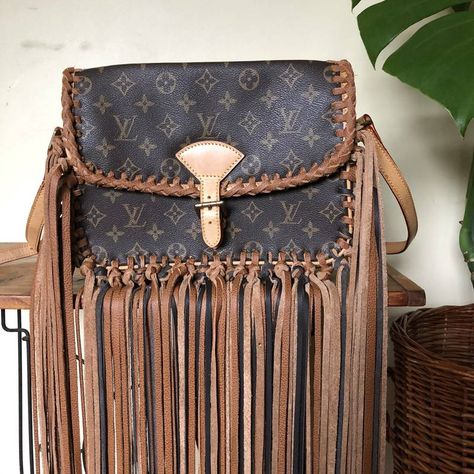 Adding Fringe to a Bag – OLFA.com What To Use, Louis Vuitton Bags, A Bag, Louis Vuitton Bag, High Fashion, Louis Vuitton, Leather