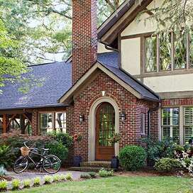 Tudor House Exterior, Tudor Style Homes, Yard Sales, Main Squeeze, Relaxing Bedroom, Tudor House, Tudor Style, English Cottage, Garage Sales