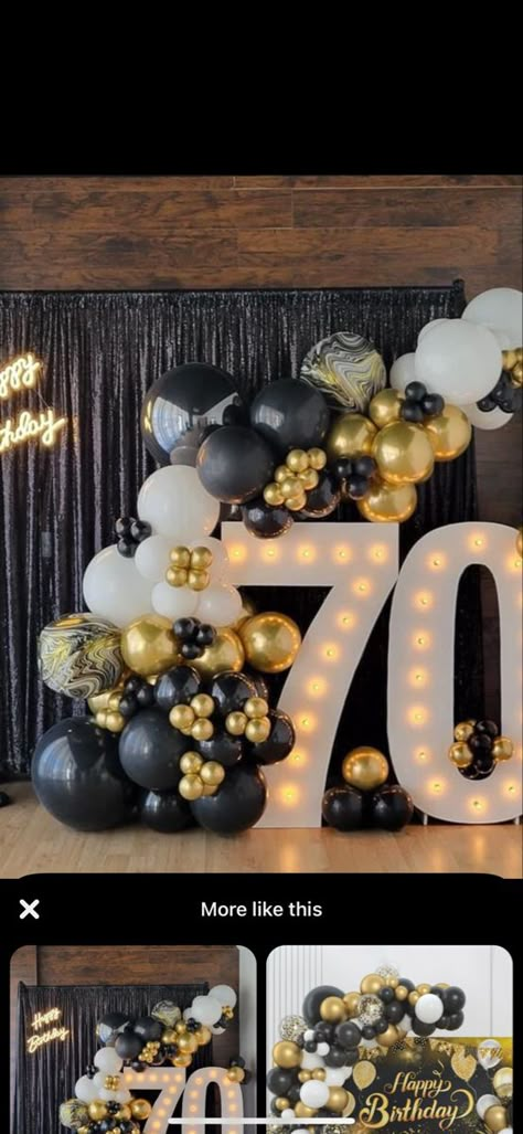 70th Bday Party Decorations, 71st Birthday Party Ideas, Decorations For 70th Birthday Party For Men, 70th Birthday Table Decor, 70yh Birthday Party Decorations, 71st Birthday Party Ideas Mom, 70tu Birthday Party, Classy 70th Birthday Party Ideas, 70 Th Birthday Party Ideas Decor