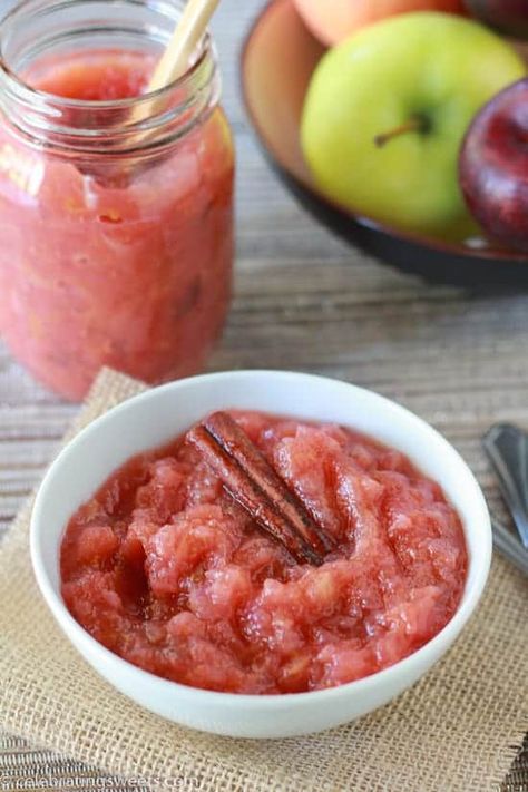 Pink Applesauce, Gluten Free Carrot Cake Recipe, Celebrating Sweets, Summer Fruit Recipes, Canned Plums, How To Make Applesauce, Apple Butter Recipe, Plum Recipes, Gluten Free Carrot Cake