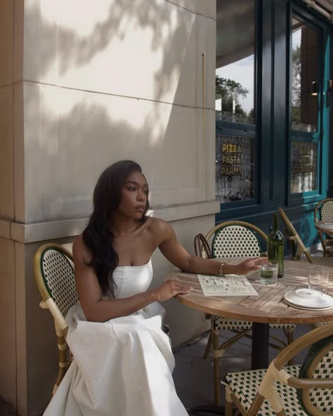 Spring simplicity & brunch, my kind of Saturday… Black French Woman Aesthetic, Amalfi Coast Black Women, Italy Aesthetic Black Women, Parisian Girl Aesthetic, Soft Girl Lifestyle Black Women, Brunch Pictures, Italy Baddie Aesthetic, Solo Date, French Girl Aesthetic