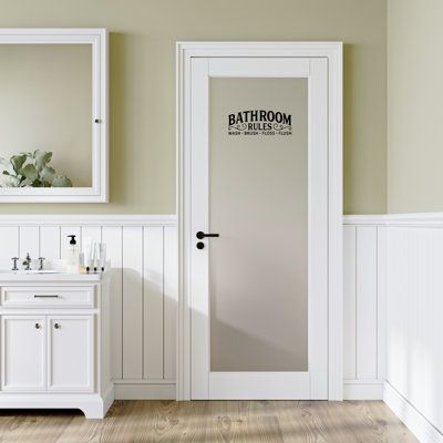 Flush door design