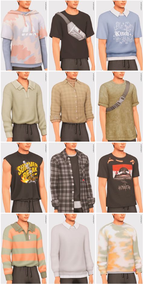 Sims4 Cc Jeans Male, Mens Cc Sims 4 Maxis Match, Sims 4 Male Outfits Maxis Match, Sims 4 Gen Z Cc, Men’s Cc Sims, Ts4 Mm Male Clothes, Male Mm Cc Sims 4, Men Cc Sims 4 Patreon, Ts4mm Male