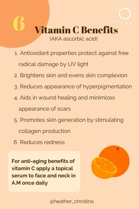 Vitamin C Serum Benefits, Benefits Of Vitamin C, Tighten Facial Skin, Serum Benefits, Morning Skincare Routine, Skin Facts, Skin Care Routine Order, Vitamin C Benefits, Collagen Benefits