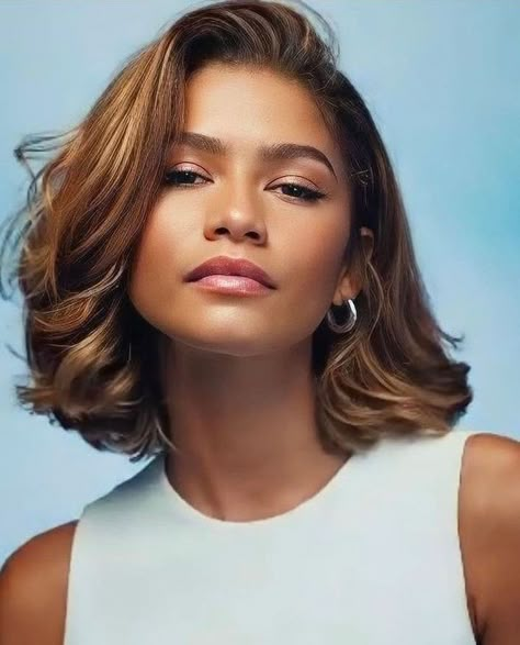 Zendaya Makeup, Zendaya Hair, Zendaya Style, Zendaya Coleman, Fashion People, Tom Holland, Summer Hairstyles, Bob Hairstyles, Selena Gomez