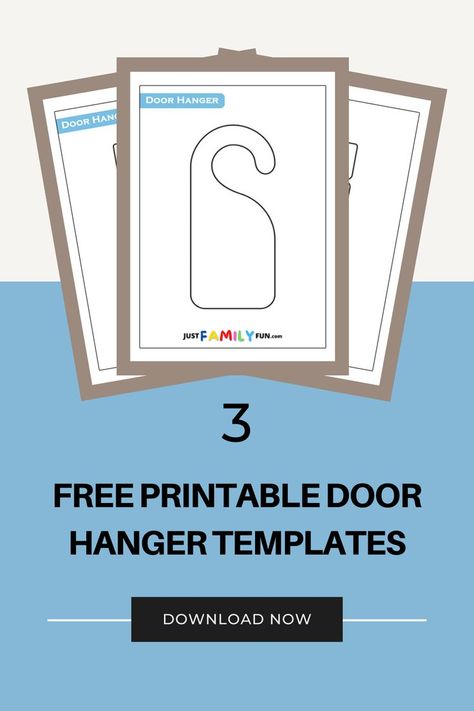 If you’ve been on the look-out for some printable door hanger templates, then you’ve come to the right place! These free printable door hanger templates from Just Family Fun are perfect for kids, teenagers and adults alike. Tooth Fairy Door Hanger, Door Hanger Templates, Tooth Fairy Door, Tooth Fairy Doors, Hanger Crafts, Door Hanger Template, Cool Doors, Fairy Door, Templates Printable Free