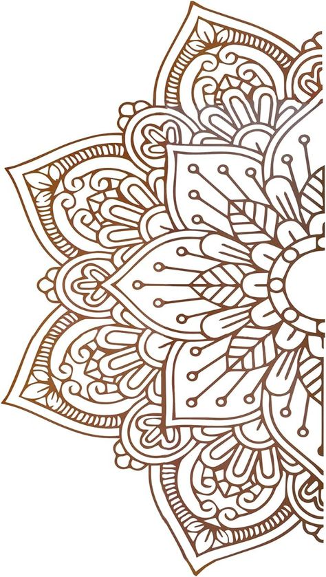 Amazon.com: Maydahui Boho Half Mandala Wall Decal Indian Big Flower Wall Sticker (17.7*31.4 Inch) Peel and Stick Removable Headboard Wall Decals Décor Meditation Art Murals Sticker for Living Room Bedroom Yoga : Tools & Home Improvement Drawing Buddha, Removable Headboard, Beginner Mandala, Drawing Bookmark, Drawing Alphabet, Alphabet Mandala, Drawing Colourful, Acrylic Mandala, Aesthetic Mandala