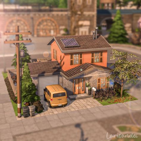 Small suburban family home | Sims 4 houses, Sims building, Sims house design Modern House Sims 4, The Sims 4 Builds, Suburban Family Home, Sims 4 Family House, House Sims 4, Sims 4 Builds, Sims 4 Modern House, Sims 4 Houses Layout, Lotes The Sims 4