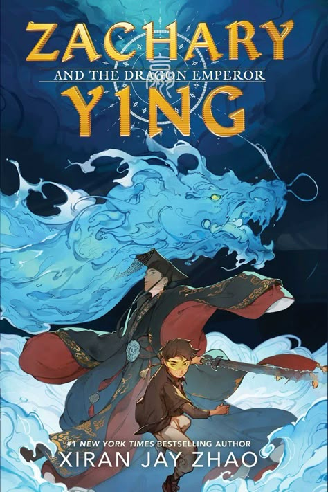 Zachary Ying and the Dragon Emperor by Xiran Jay Zhao | Middle Grade Chinese Fantasy - Paperbacks & Frybread Co. Zachary Ying, Xiran Jay Zhao, Dragon Emperor, Chinese Heritage, Fantasy Book Covers, Middle Grade Books, Water Dragon, Contemporary Fantasy, Book Cover Illustration