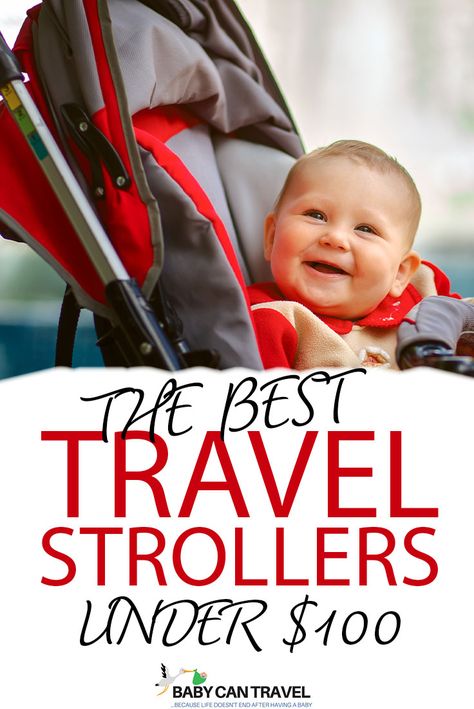 Even with a small budget it's possible to find great travel strollers. We share the best travel strollers under $100. These cheap travel strollers will fit into any budget! Best Travel Stroller, Toddler Stroller, Best Car Seats, Umbrella Stroller, Parenting Organization, Lightweight Stroller, Baby Travel, Travel Stroller, Toddler Travel