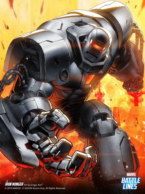 ArtStation - Marvel Battle Lines Artwork - Iron Monger, HAJE 714 Iron Monger, Lines Artwork, Invincible Iron Man, Iron Man Movie, Iron Man Comic, The Invincible, Iron Man Art, Iron Man Armor, Marvel Characters Art