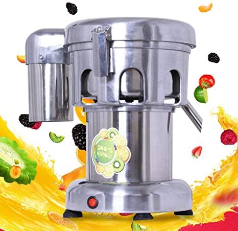 Commercial Juice Extractor Heavy Duty Juicer 2800r/min Aluminum Casting and Stainless Steel Constructed Centrifugal Juice Extractor Juicing both Fruit and Vegetable (80-100 kg/hr Juice Amount) Commercial Juicer, Centrifugal Juicer, Juice Maker, Juicer Machine, Fruit Juicer, Juice Extractor, Electric Juicer, Vegetable Juice, Juice Bar