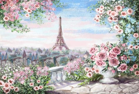 Paris aesthetic pink