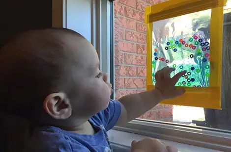 10 Ways to Use a Window for Play | Play | CBC Parents Window Sensory Bags, Window Art Christmas, Low Window, Space For Kids, Sensory Bag, Sensory Bags, Busy Activities, Easy Toddler Activities, Child Education