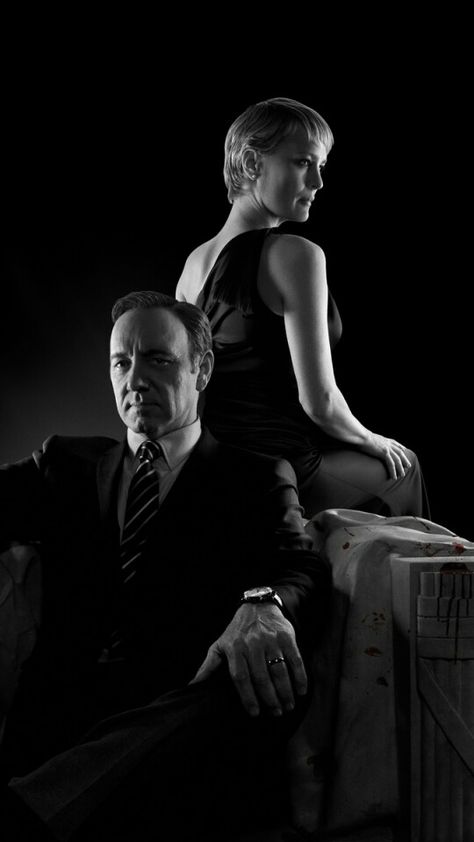 House of Cards Frank Underwook and Claire Underwood Frank Underwood, Claire Underwood, Robin Wright, Kevin Spacey, Business Portrait, Classic Series, Ice Queen, House Of Cards, Best Series