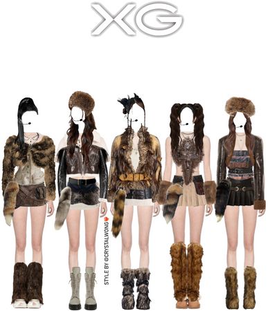 Crystalwong on ShopLook | The easiest way to find the perfect outfit Xg Woke Up Stage Outfit, Xg Concert Outfit Ideas, Xg Woke Up Outfit, Xg Inspired Outfits, Xg Outfits, Kpop Performance, Kpop Clothes, Fits Inspiration, Concert Hairstyles