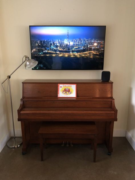 Tv Mounted, Piano Room, Apartment Decor Inspiration, The Switch, Piano Lessons, Living Room Tv, Apartment Decor, Decor Inspiration, Google Images