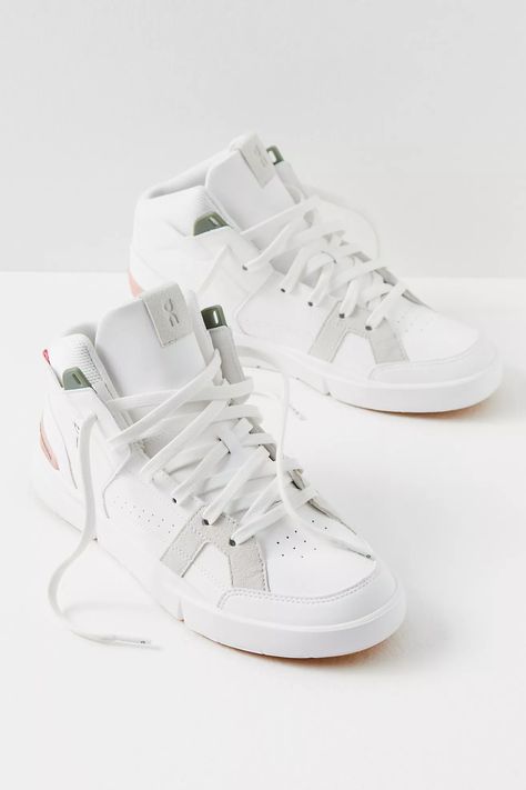 The Roger Clubhouse Mid Sneakers | Free People The Roger Clubhouse, Tennis Silhouette, All Star Lugged, Mid Sneakers, Winter Travel Outfit, Sneakers Running, Cute Sneakers, Lace Sneakers, Socks Shoes