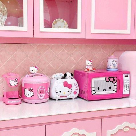 Hello Kitty Appliances, Sanrio Kitchen, Sanrio Items, Kawaii Squishy, Phone Wallpapers Vintage, Kitchen Icon, Hello Kitty Sweatshirt, Pearl Jewelry Shop, Sanrio Stuff